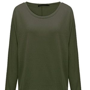 Beautiful green hi-low top